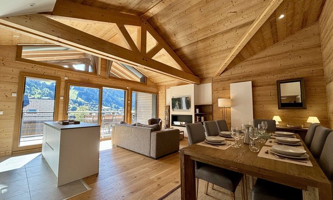 Chatel Apartamento | Disfrute de unas tranquilas vacaciones en la montaña en este apartamento de 3 habitaciones frente a