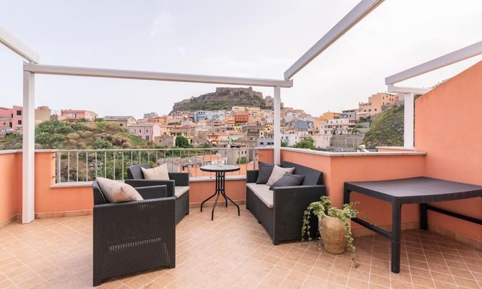 Castelsardo Historic Centre Apartamento | Le Vele casa al mare panoramica