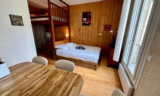 Saint Seurin - Fondaudege Apartamento | Le Woody, Centre-ville, Parking gratuit