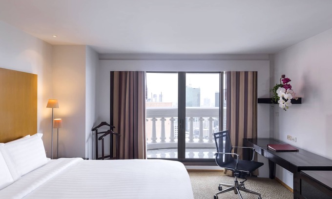 Bang Rak Apartamento | Vista superior de la ciudad con desayuno