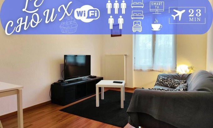 Mulhouse Apartamento | #lechoux Appartement 3 Chambres Mulhouse Centre Ville