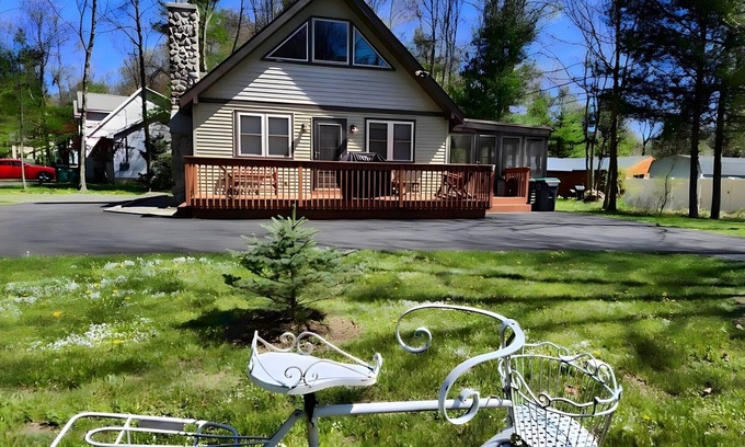 Pocono Summit Chalet De Esquí | Leisure Landing!!!