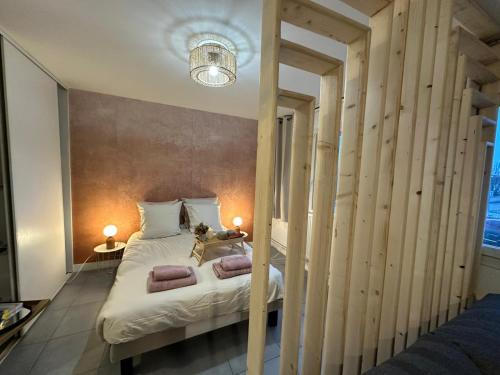 Mons-en-Baroeul Apartamento | LeRelaisdOdile - Studio Cosy - Proche Metro - Parking Gratuit - Mons-en-Barœul