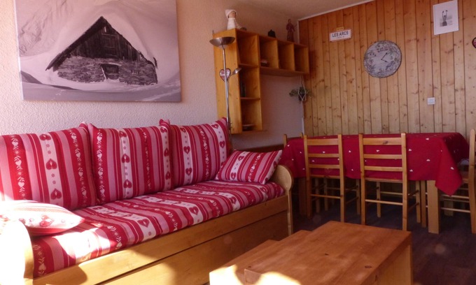 Arc-1600 Apartamento | Les ARCS 1600, DUPLEX 6 p, vista Open Valley, orientación sur, ski-in ski-out