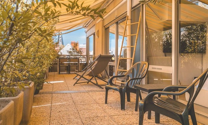 Faubourg North Apartamento | Les Bambous, appartement 3 chambres, parking et belle terrasse