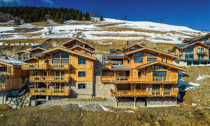 Les Deux Alpes Chalet De Esquí | LES CHALETS DU PIC : 26 pers panoramic view of the mountains
