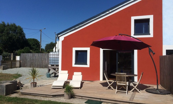 Plomeur Casa | Ecogite, cabaña encantadora