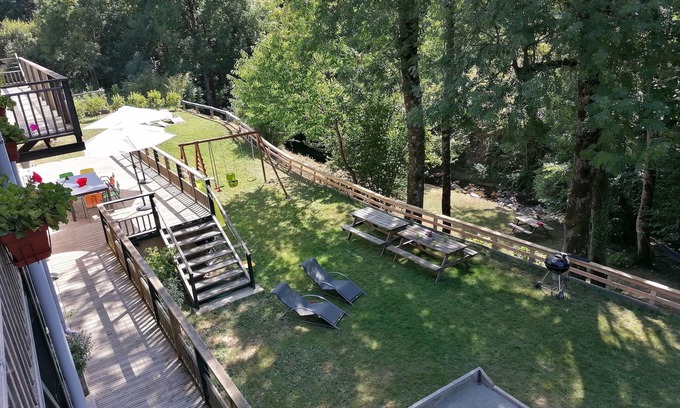 Pont-de-Larn Casa | Les Gites du Doul, 21 pers : space, comfort, nature, PMR, in Occitanie