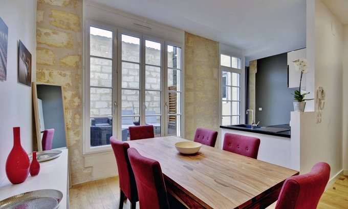 Capucins - Victoire Apartamento | Les Halles - Dos Habitaciones Piso, Capacidad 5