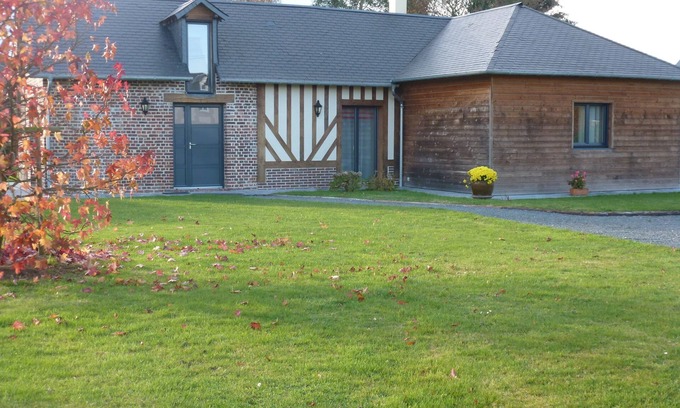 Ablon Cabaña | Cottage etiquetado 3 estrellas 2 habitaciones para 4 adultos a 10 minutos de Honfleur