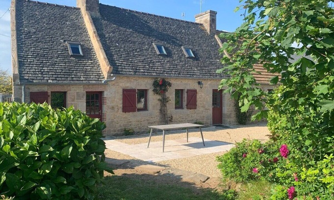 Perros-Guirec Cabaña | Gîte-Vista al Jardín-Baño Privado-Rural