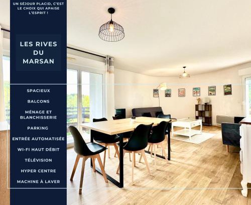 Mont-de-Marsan Apartamento | LES RIVES DU MARSAN - Spacieux - Parking