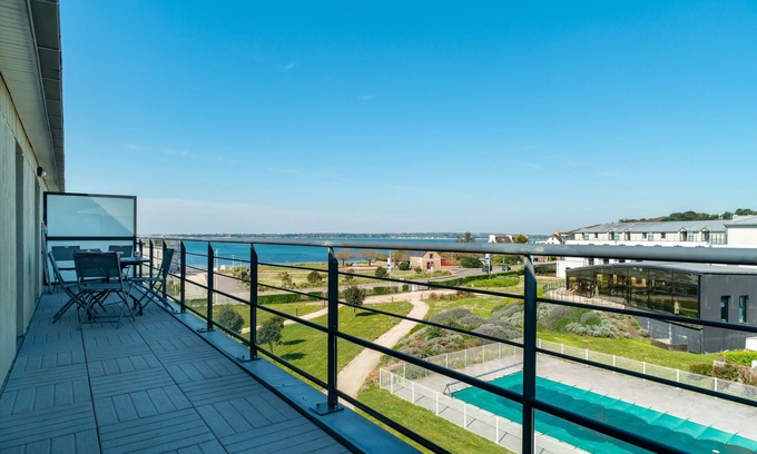 Concarneau Apartamento | Les Thermes 532 - Vue mer avec piscine partagée