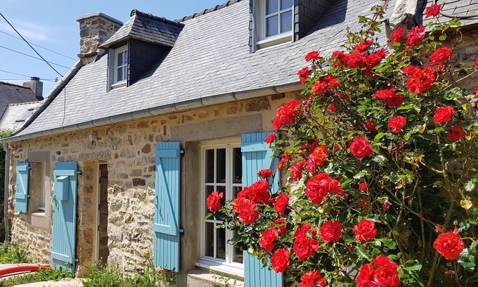 Crozon Casa | Lesteven / La Palue Penty Rénové 4 Chambres 8 Personnes