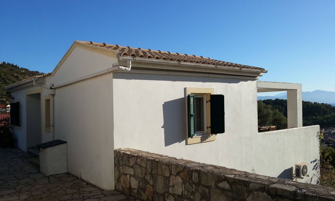 Gaios Villa | Letos Villas una villa de 4 dormitorios con maravillosa vista sobre Gaios / Paxos
