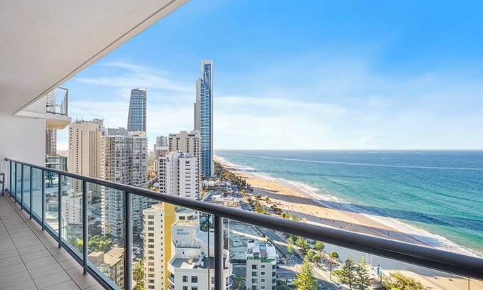 Surfers Paradise Apartamento | Level 26 Ocean View, Deluxe 2Bed 2Bath, FREE WIFI