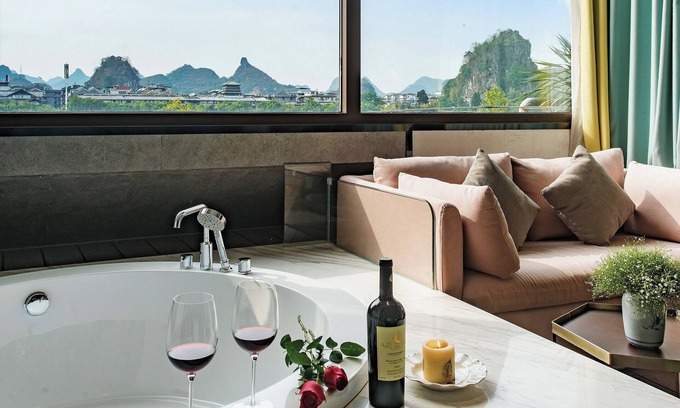 Qixing Cama Y Desayuno | Li River Resort Villa Hotel