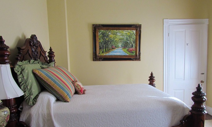 Natchitoches Cama Y Desayuno | Suite-Élite-Baño Privado-Library Suite