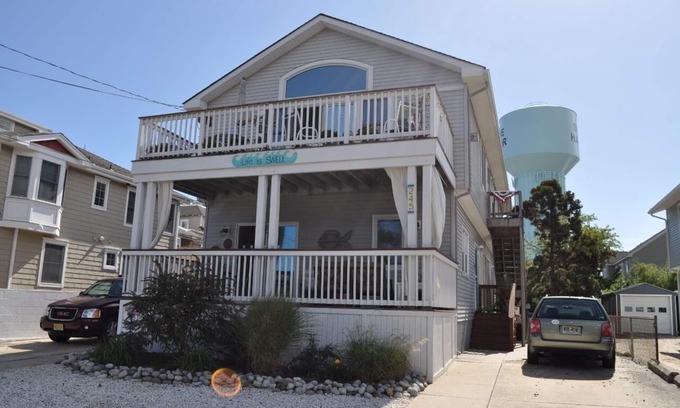 Stone Harbor Casa | 'La vida es Swell' Duplex (unos Pasos de Playa y el centro)