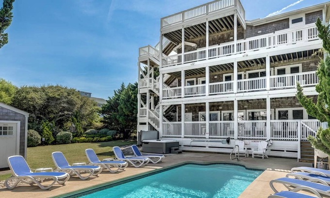 Corolla Light Casa | Life's Ruff | 995 ft to the beach | Private Pool, Hot Tub, Dog Friendly
