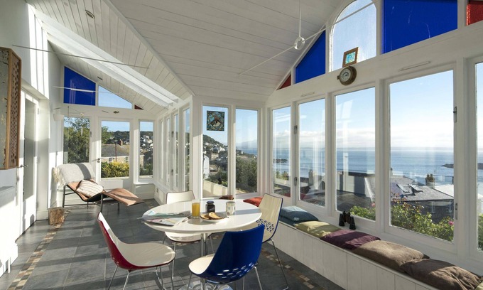 Mousehole Casa | Casa junto al mar independiente con espectaculares vistas panorámicas al mar