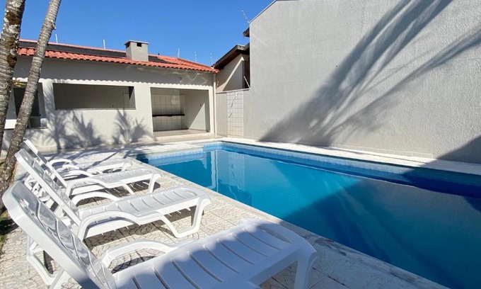 Jardim Acapulco Casa | Linda Casa com Piscina