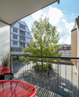 Mitte Apartamento | LINDE3 - 10 Minuten in die Altstadt mit Balkon und Pegnitzblick