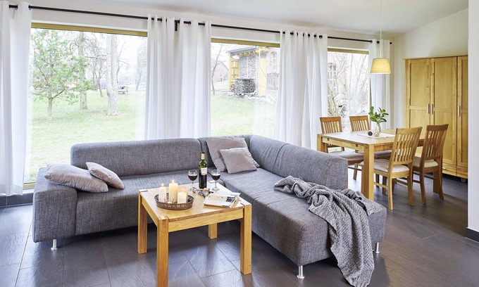 Gorzig Casa | Lindenhaus mit 62 m² auf 2 Ebenen für 4+1 Pers., 1 Schlafzimmer, 1 Schlafgalerie