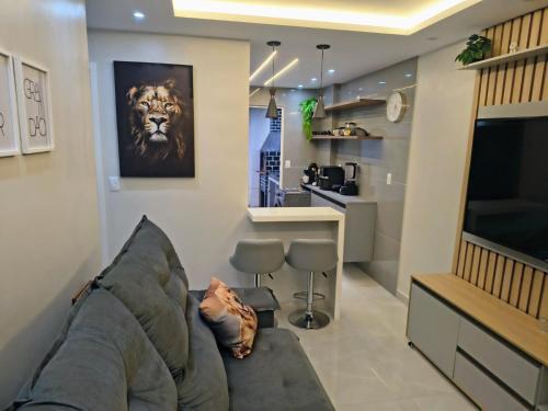 Jiboia Branca Apartamento | Lindo Apartamento mobiliado Cop 30