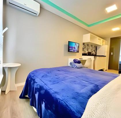 Matriz Apartamento | Lindo Estúdio Moderno Com Ar condicionado