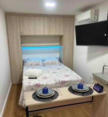 Centro de Vila Velha Apartamento | Lindo loft automatizado, 1.5KM da Praia da Costa