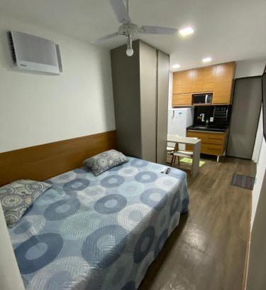 Centro de Vila Velha Apartamento | Lindo Studio Próx ao Convento e Praia da Costa Automatizado