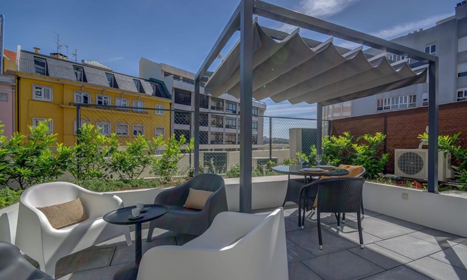 Sao Jorge de Arroios Apartamento | Lisbon Avenue Apartments- Aparcamiento y terraza privada