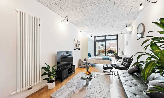 Neckarstadt-West Apartamento | LiT LiVING: LuxusLoft | Box SprIng | Air Con | BBQ