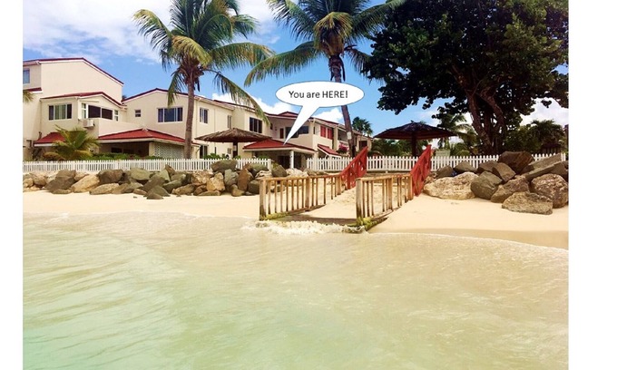 Dickenson Bay Apartamento | ¡LITTLE BAY VILLA, A 40 PASOS DEL MAR DEL CARIBE!