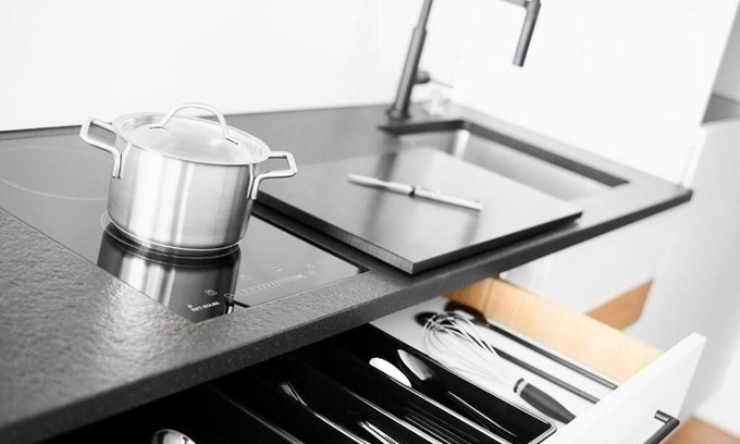 Berg Apartamento | Livisit Bergpartment 26 - Doppelbettzimmer 27 qm - mit Küchenzeile und Bad