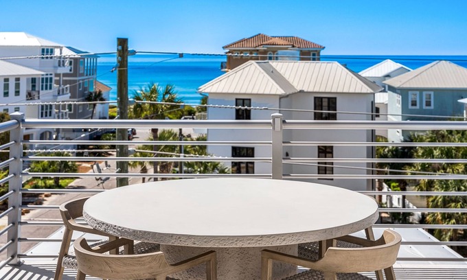 Seawalk Circle Casa | Loaded Designer Home with Gulf Views, One Minute to the Beach, Private Pool