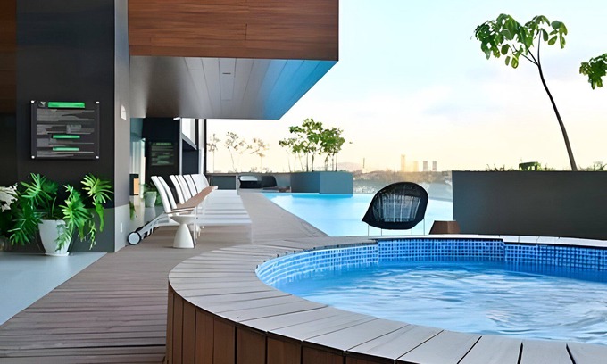 Financial District Casa | Lobby 33 Depto 2511 by Del Mar