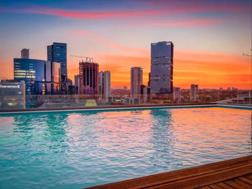 Financial District Apartamento | Lobby33 Andares Lujoso Departamento