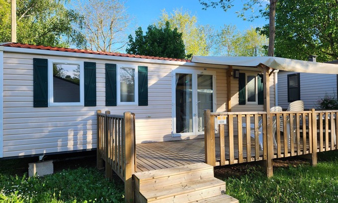 Chateauneuf-de-Galaure Casa | Location Mobil-home 3 Chambres Dans Camping 4