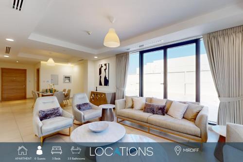 Mirdif Apartamento | Locations I Lux 3 Bedroom Villa I Panaromic Lush Green Views I Gym, Pool, Parking & Wi-Fi