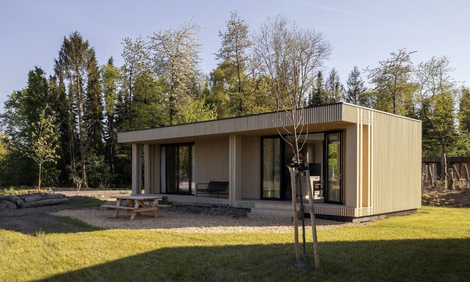 Zeewolde Casa | Lodge en Países Bajos con Terraza de Lujo