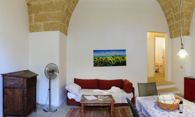 Presicce Apartamento | Lodge Ponente 4 / 5p con cocina, en Masseria con piscina compartida en Salento