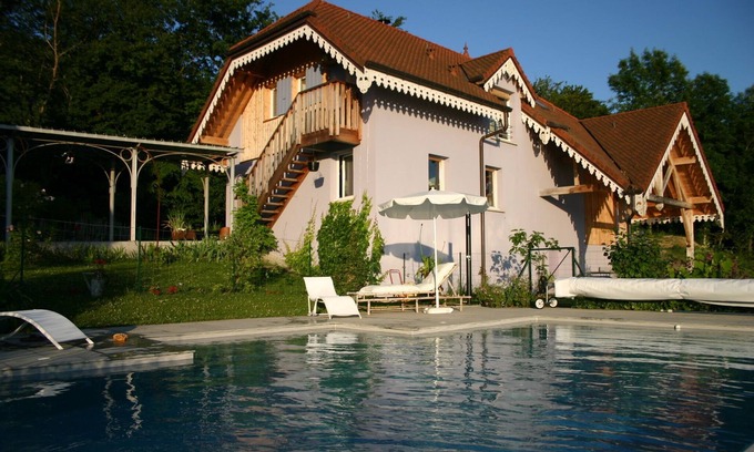 Aiguebelette-le-Lac Casa | Alojamiento en notable sitio, tranquilo, con vistas excepcionales