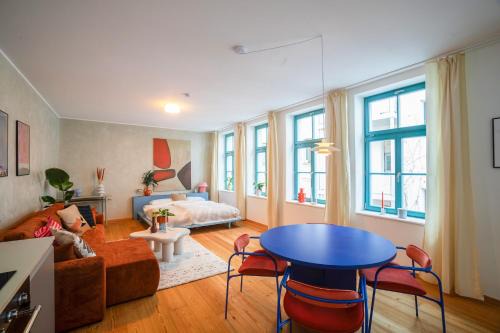 Lindenau Apartamento | Loft Apartment in Hinterhof-Remise