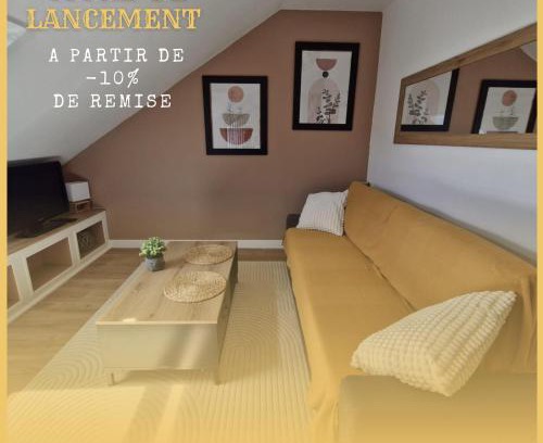 Nogent-le-Rotrou Apartamento | Loft Moderne et Rénové - Idéal Pros & Familles - 1 à 4 pers - Wifi - 5 min de la Gare