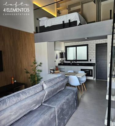 Ipiranga Casa | Lofts 4 Elementos - Ar - Martim de Sá - Caraguatatuba
