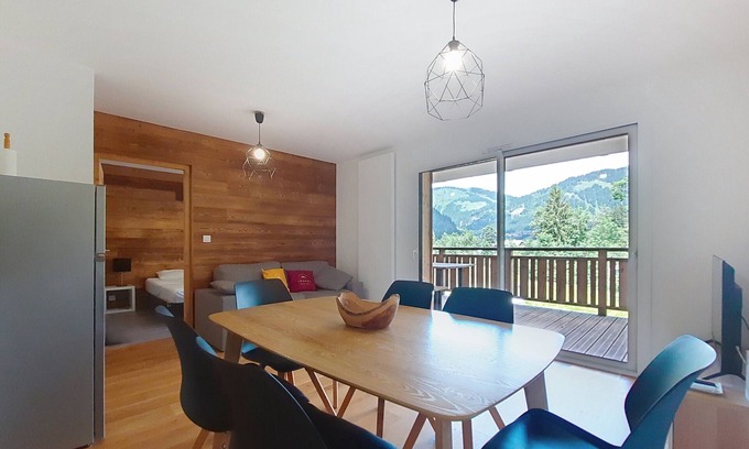 Chatel Apartamento | Loges de Célestin LTB103 NATURE & MOUNTAIN 4 Pers