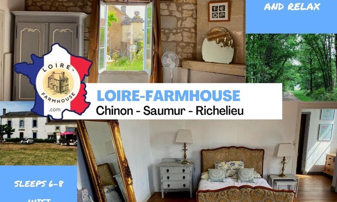 Vezieres Casa | Loire-farmhouse Holiday Home