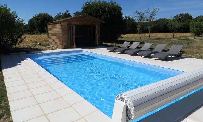 Meigne-le-Vicomte Otro | Valle del Loira casa rural con 2 hectáreas de terreno, al sur frente a la piscina y terrazas privadas